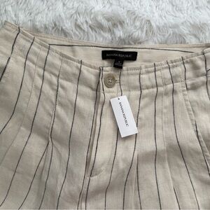 Banana Republic Striped Linen Trousers